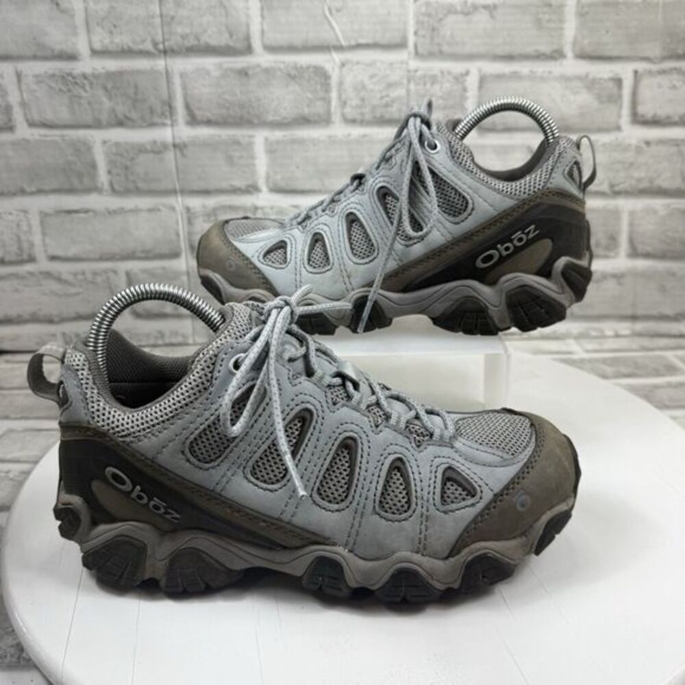 Oboz Sawtooth II Low Waterproof Women's Size 8.5 Light Blue Hiking Shoes